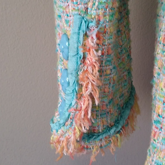 Cynthia Steffe colorful skirt suit size large - Picture 11 of 12